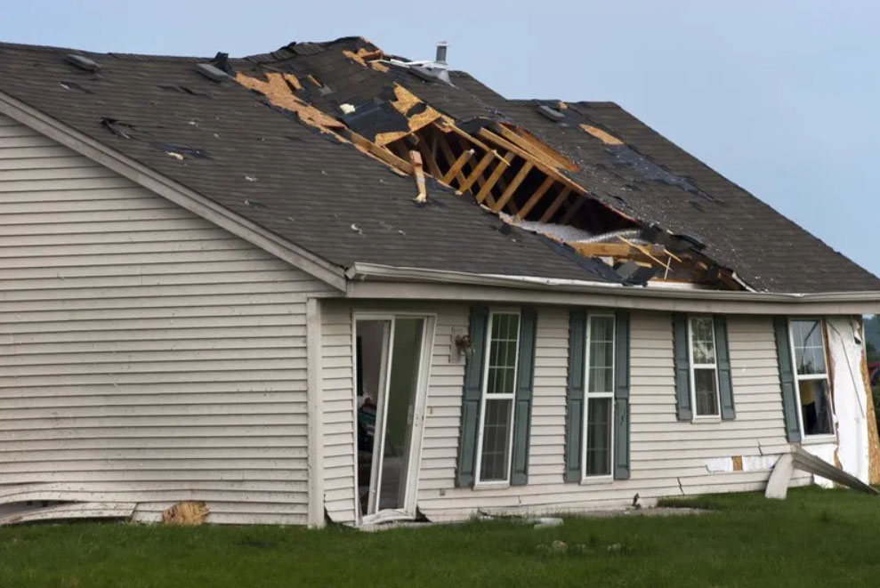 Roof damage image