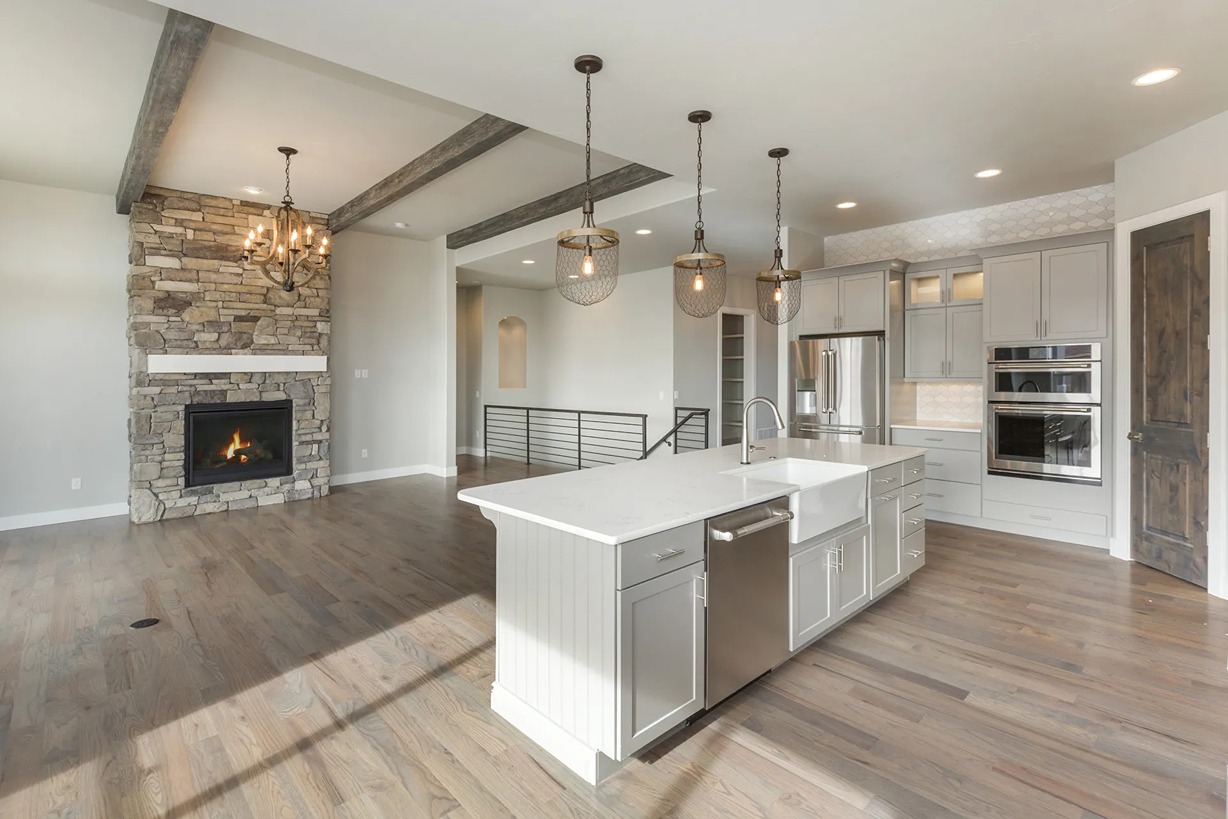 Kitchen and great room