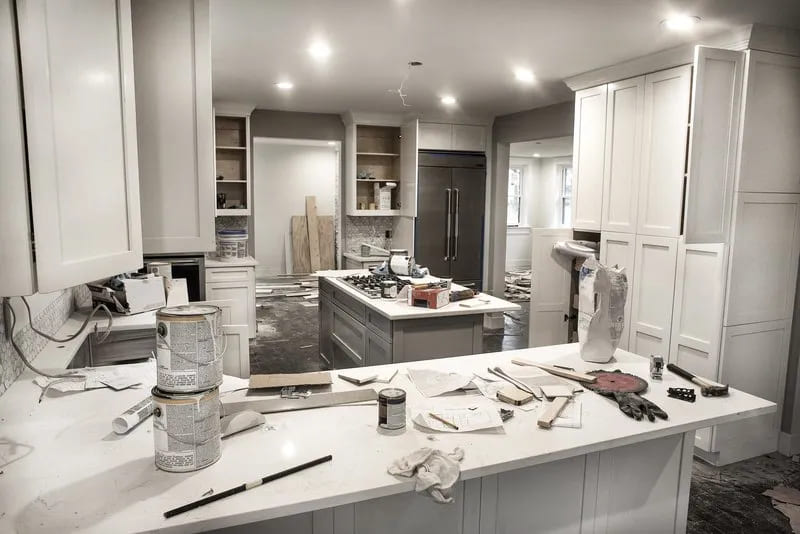 Messy kitchen image