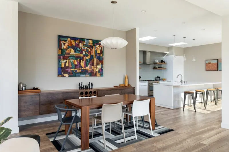 kitchen and dining room image